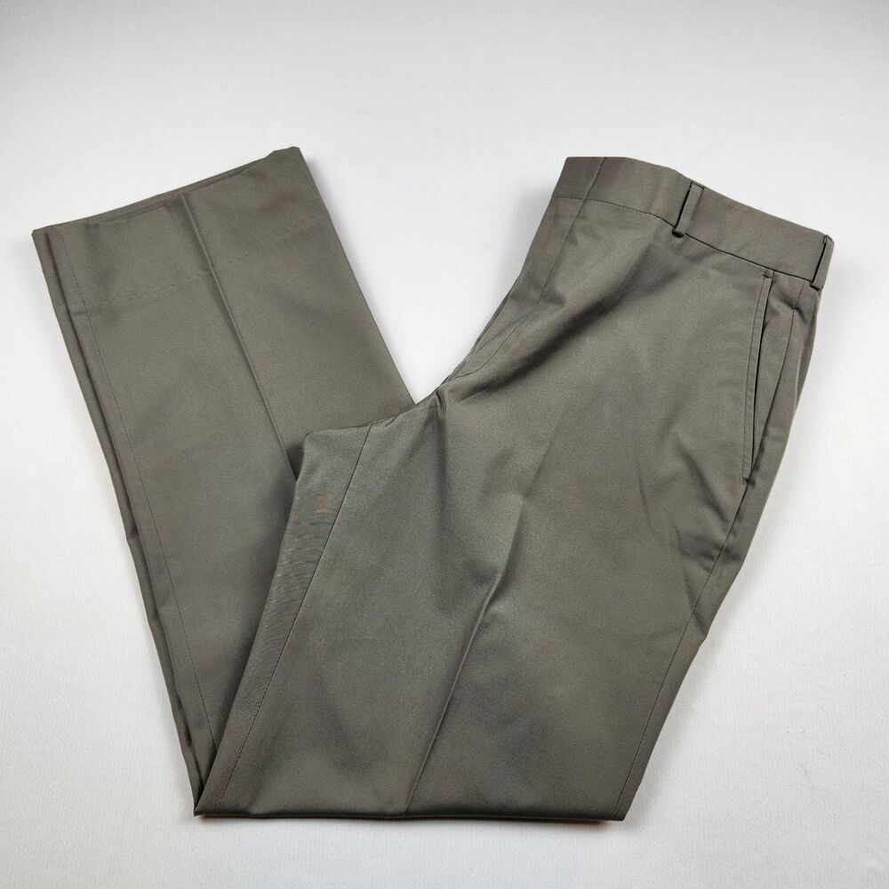 J. Parker Ltd. Corbin Gray Slacks Mens 35x32 Slash Pocket Made in USA Vintage